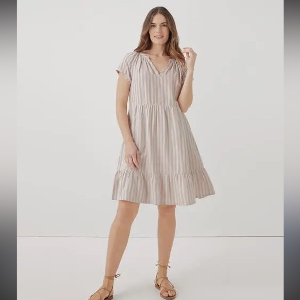 Pact Striped  Dress